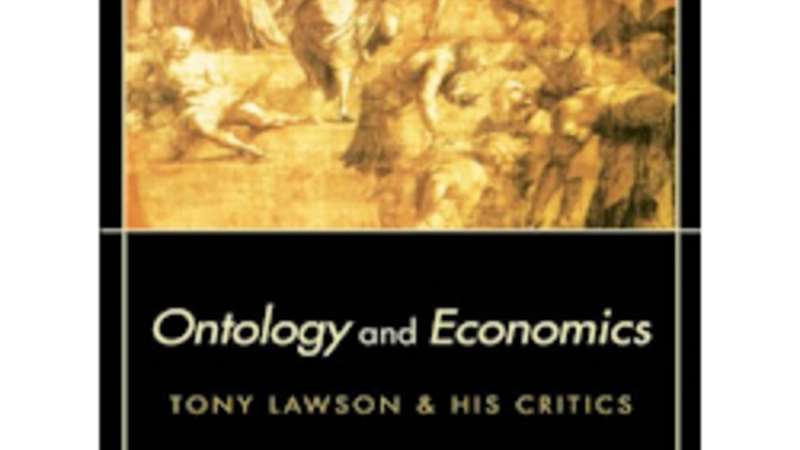 Ontology and Economics Book Cover