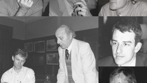 Geoff Harcourt gives one of the after dinner talks.